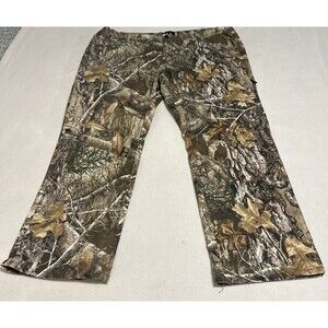 Mens REALTREE 5 Pocket Pants Comfort Flex Camo Deer Buck Hunting Jeans XL